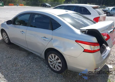 2015 Nissan Sentra Fe+ S/S/Sl/Sr/Sv from USA, damaged, VIN 3N1AB7APXFL652335